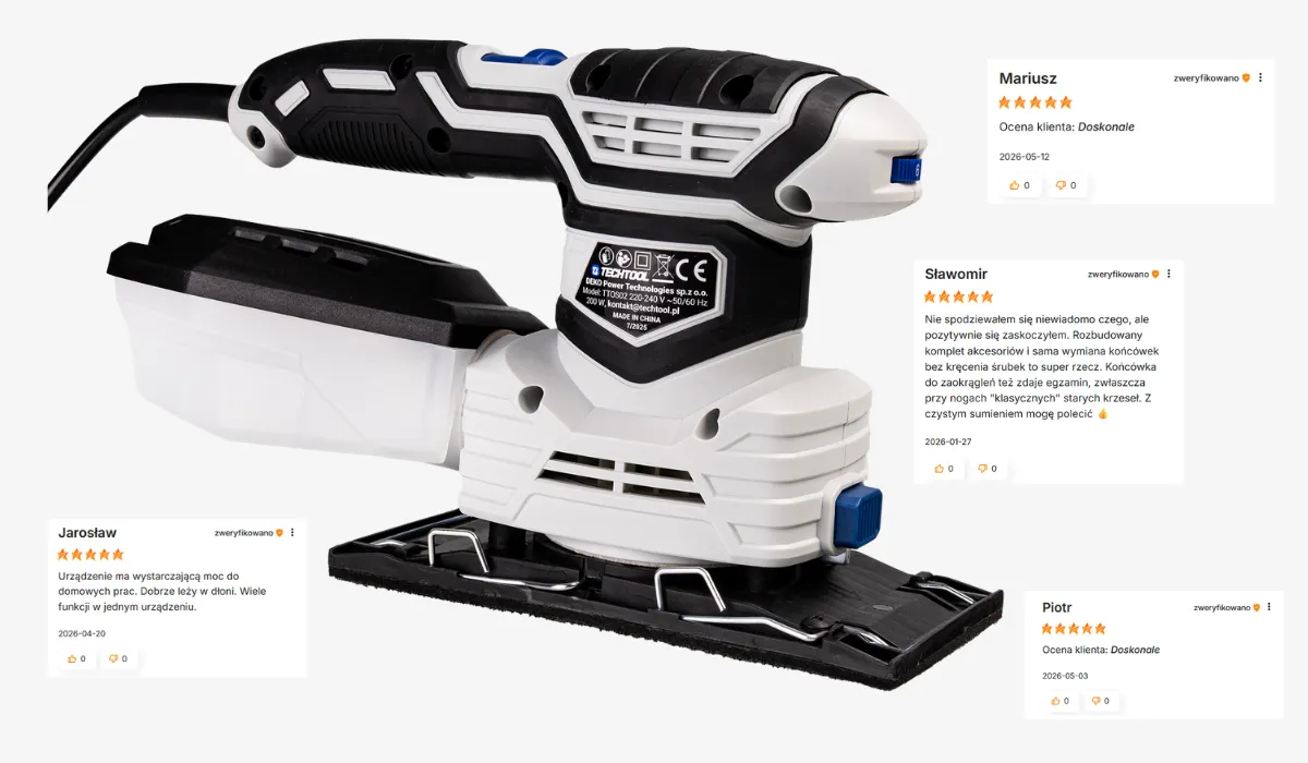 szlifierka 5w1 ttos02 techtool z opiniami klientów